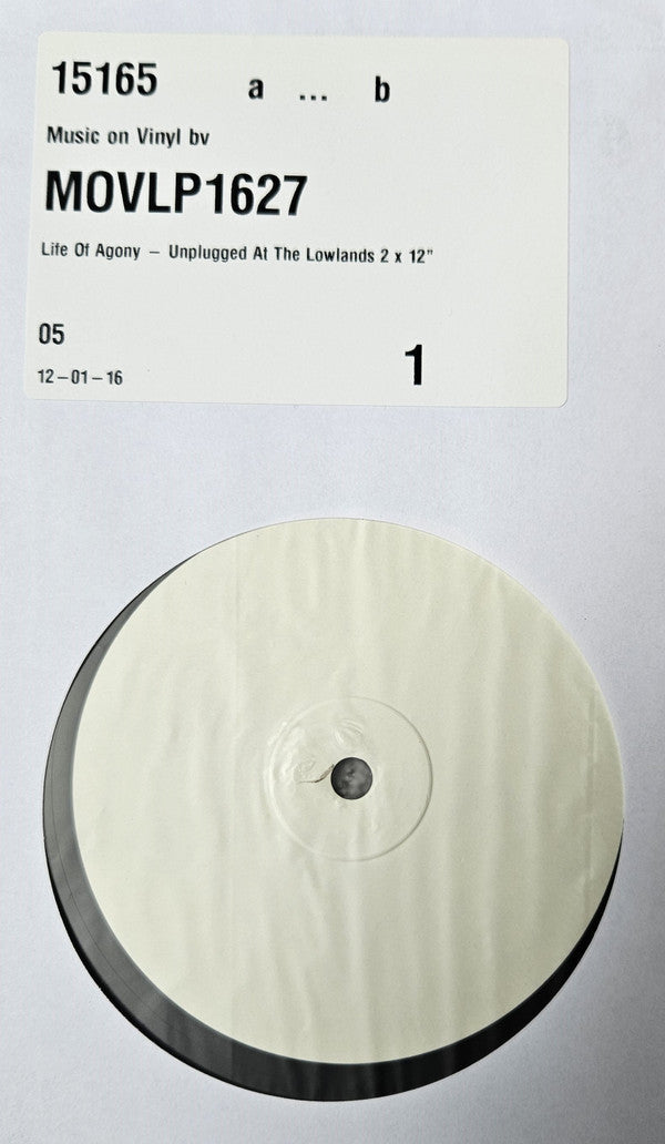 Life Of Agony : Unplugged At The Lowlands Festival '97 (2xLP, Album, Etch, Ltd, TP)