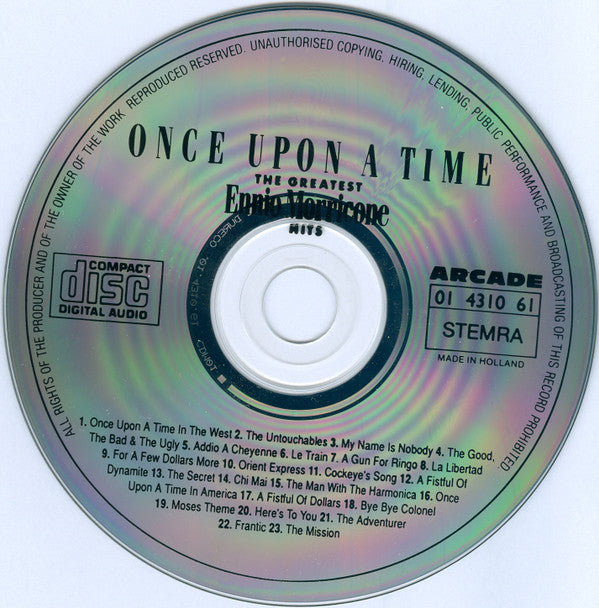 Star Inc. : Once Upon A Time - The Greatest Ennio Morricone Hits (CD, Comp)