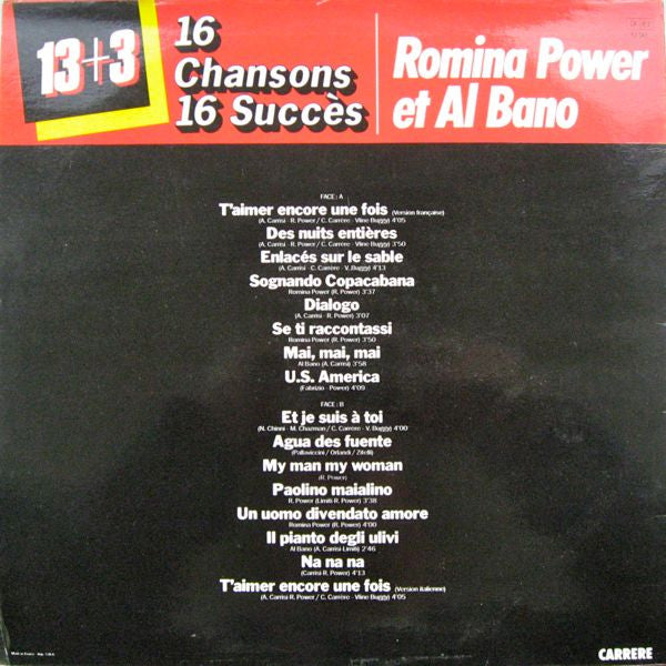 Al Bano & Romina Power : 16 Chansons 16 Succès (LP, Comp)