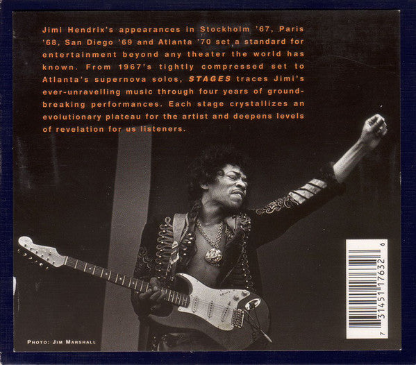 Jimi Hendrix : Stages (4xCD + Box, Ltd, Mat)