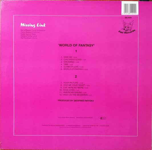 Missing Link (8) : World Of Fantasy (LP, Album)