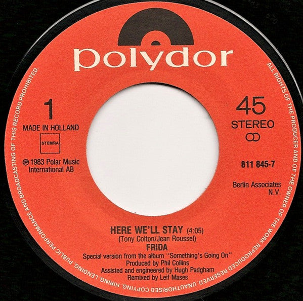 Frida : Here We'll Stay / Strangers (7", Single)