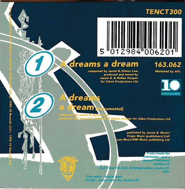 Soul II Soul : A Dreams A Dream (CD, Mini)