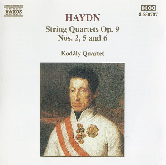 Joseph Haydn, Kodály Quartet : String Quartets Op. 9 Nos. 2, 5 And 6 (CD, Album, RE)