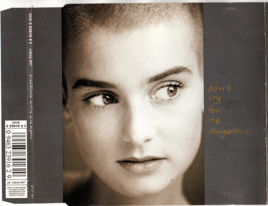 Sinéad O'Connor : Don't Cry For Me Argentina (CD, Maxi)