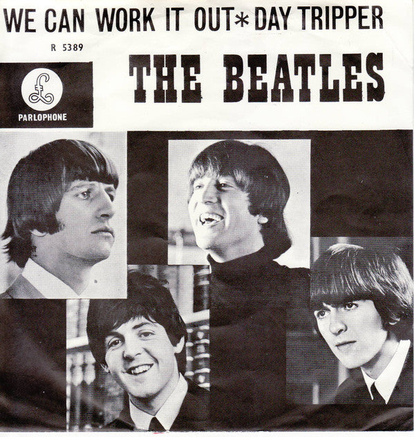 The Beatles : We Can Work It Out / Day Tripper (7", Single, Mono, Whi)