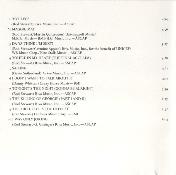 Rod Stewart : Greatest Hits (CD, Comp, Tar)