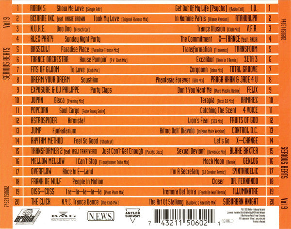 Various : Serious Beats Vol. 9 (2xCD, Comp)