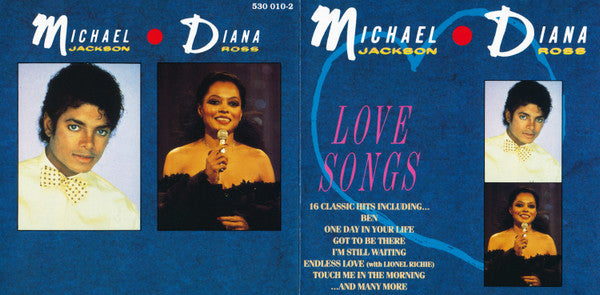 Michael Jackson / Diana Ross : Love Songs (CD, Comp, RE)