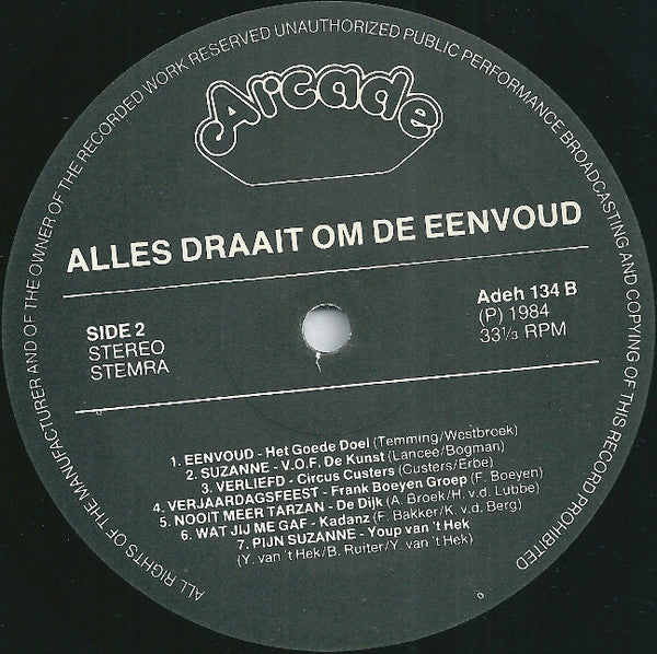 Various : Alles Draait Om De Eenvoud... (LP, Comp)