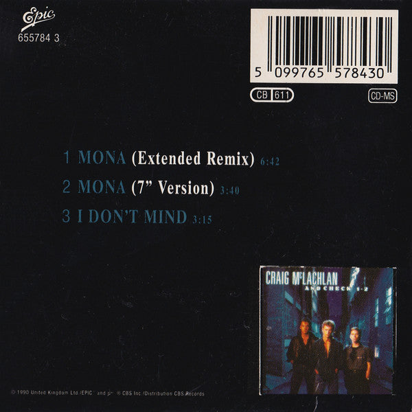 Craig McLachlan & Check 1-2 : Mona (CD, Mini, Maxi)
