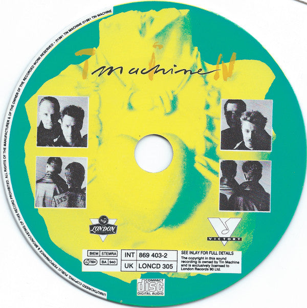 Tin Machine : You Belong In Rock N' Roll (CD, Single, Ltd)
