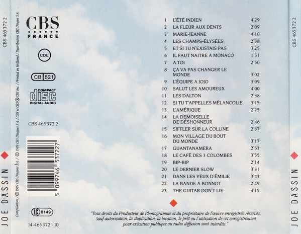 Joe Dassin : 23 Succès (CD, Comp)