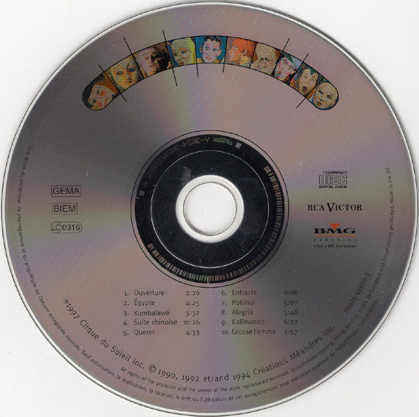 Cirque Du Soleil : Collection (CD, Comp)