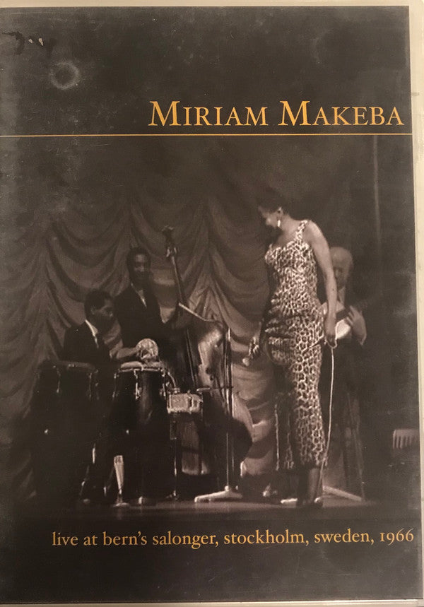Miriam Makeba : Live At Bern's Salonger, Stockholm, Sweden, 1966 (DVD-V, PAL)