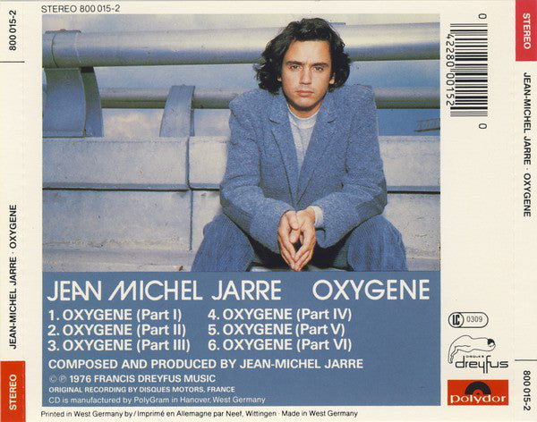Jean-Michel Jarre : Oxygene (CD, Album, RP)