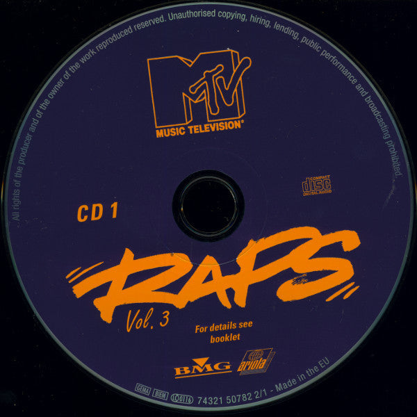 Various : MTV Raps Vol. 3 (2xCD, Comp)
