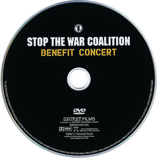 Various : Stop The War Coalition - Benefit Concert (DVD-V, Multichannel, PAL)