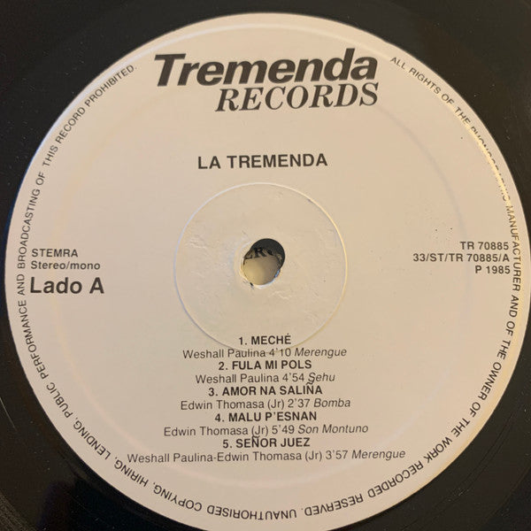 La Tremenda (2) : La Tremenda (LP)