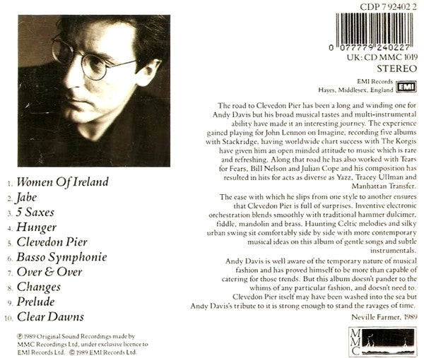Andy Davis : Clevedon Pier (CD, Album)
