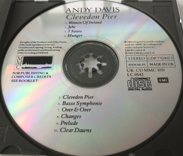 Andy Davis : Clevedon Pier (CD, Album)