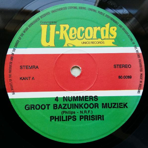 Philips Prisiri : Groot Bazuinkoor Muziek (LP)