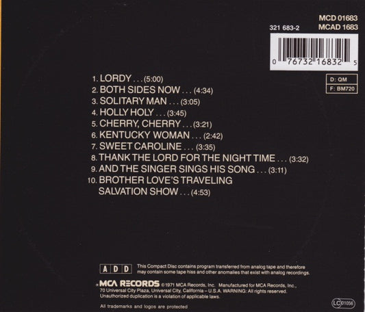 Neil Diamond : Gold (CD, Album, RE)