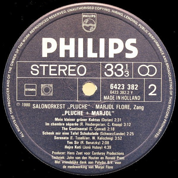 Pluche + Marjol Flore : Pluche + Marjol (LP, Album)