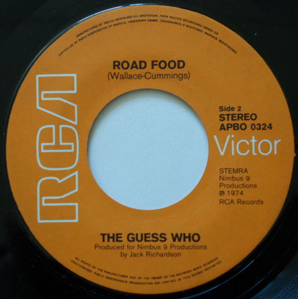 The Guess Who : Clap For The Wolfman (7", Single)
