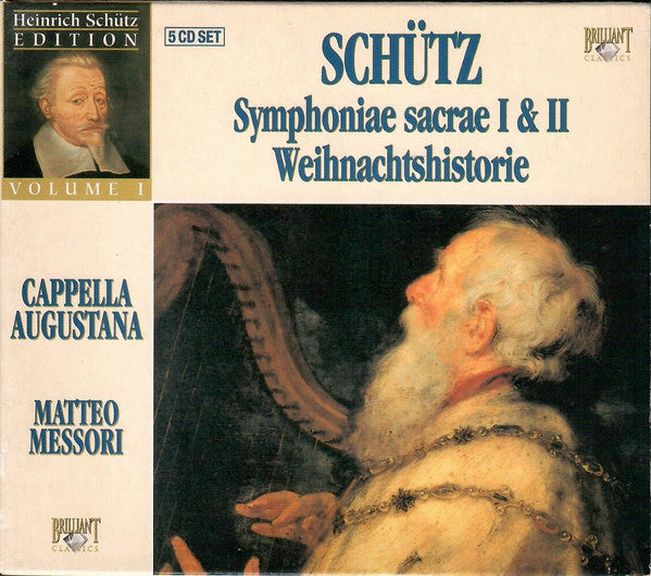Schütz*, Cappella Augustana, Matteo Messori : Symphoniae I & II - Weihnachtshistorie (5xCD + Box, Album, Jew)