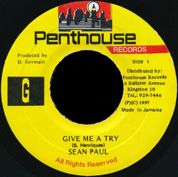 Sean Paul : Give Me A Try (7")