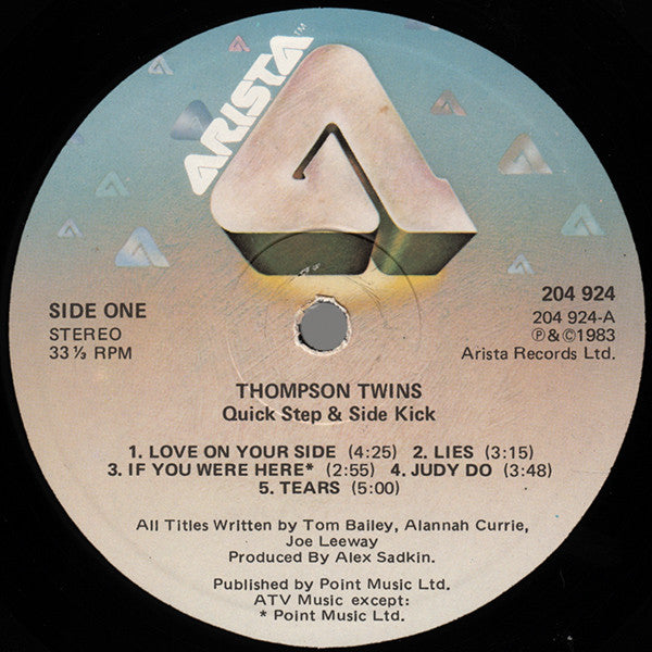 Thompson Twins : Quick Step & Side Kick (LP, Album)