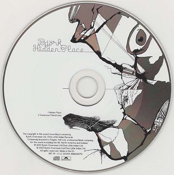 Björk : Hidden Place (CD, Single, Car)
