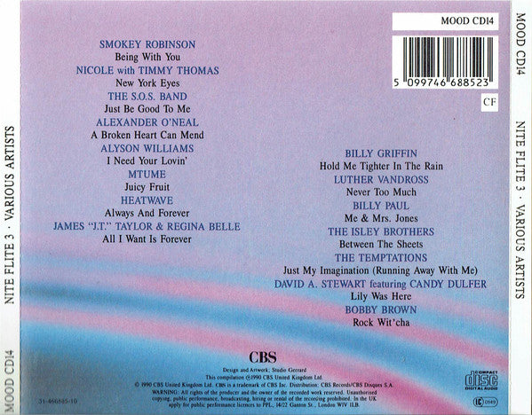 Various : Nite Flite 3 (CD, Comp)