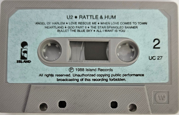 U2 : Rattle And Hum (Cass, Album)