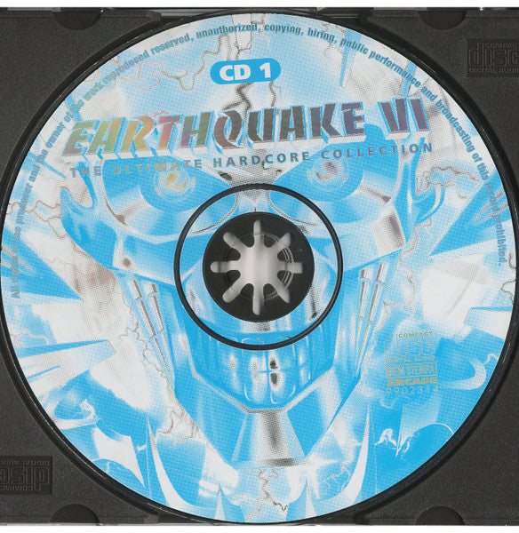 Various : Earthquake VI (The Ultimate Hardcore Collection) (2xCD, Comp, M/Print)