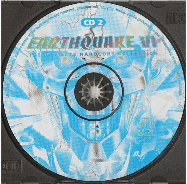 Various : Earthquake VI (The Ultimate Hardcore Collection) (2xCD, Comp, M/Print)