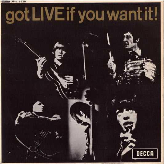 The Rolling Stones : Got Live If You Want It! (7", EP, Mono)