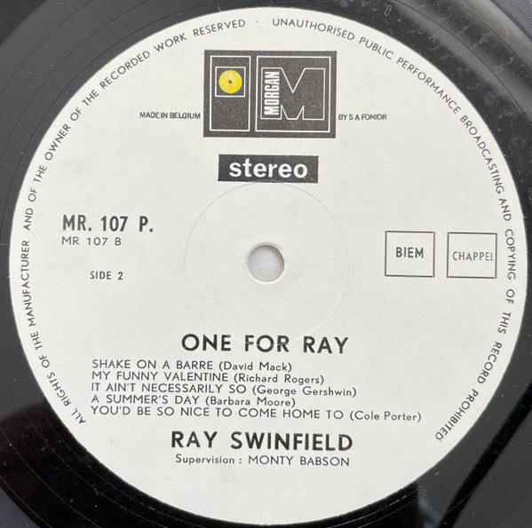 Ray Swinfield : One For Ray (LP, Album)