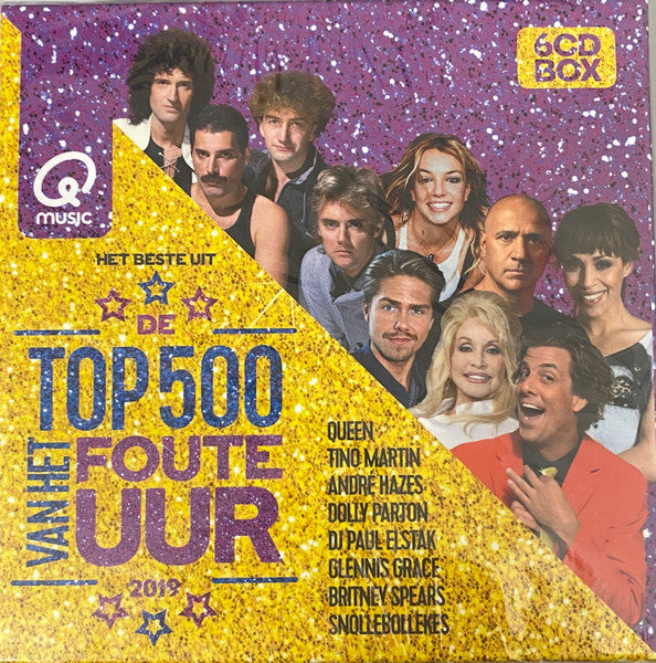 Various : Het Beste Uit de Top500 van Het Foute Uur - 2019 (6xCD, Comp, TEX + Box)