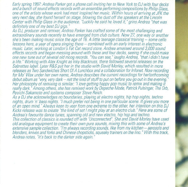 Andrea Parker : DJ-Kicks (CD, Mixed)