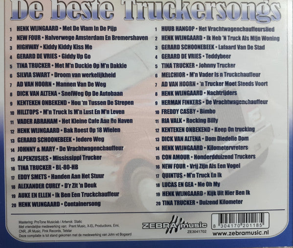 Various : De Beste Truckersongs (2xCD, Comp)