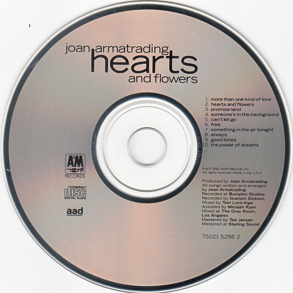 Joan Armatrading : Hearts And Flowers (CD, Album)