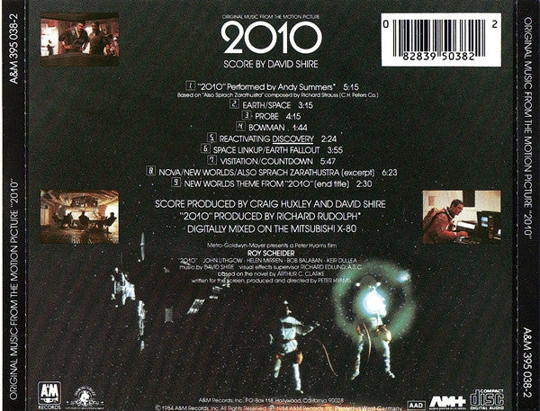 David Shire : Original Music From The Motion Picture "2010" (CD, Album)