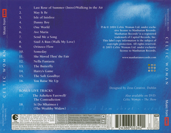 Celtic Woman : Celtic Woman (CD, Album, Copy Prot.)