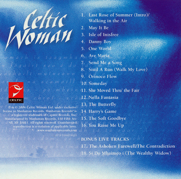 Celtic Woman : Celtic Woman (CD, Album, Copy Prot.)