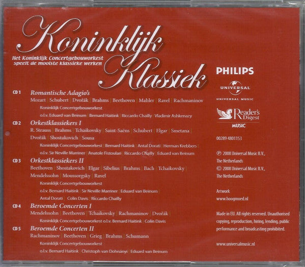 Concertgebouworkest : Koninklijk Klassiek (5xCD, Comp)