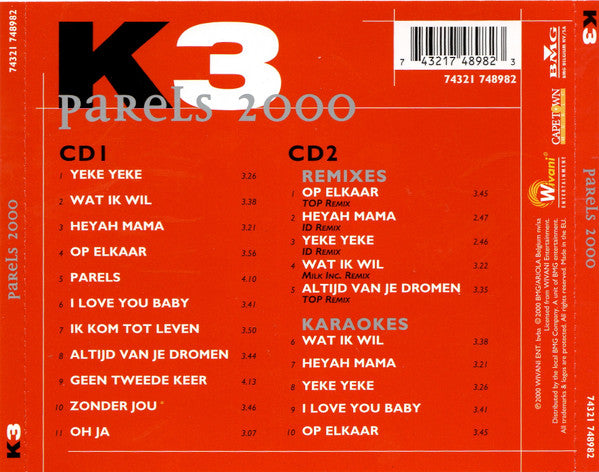 K3 : Parels 2000 (2xCD, Album, Ltd)