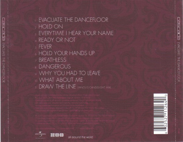 Cascada : Evacuate The Dancefloor (CD, Album)