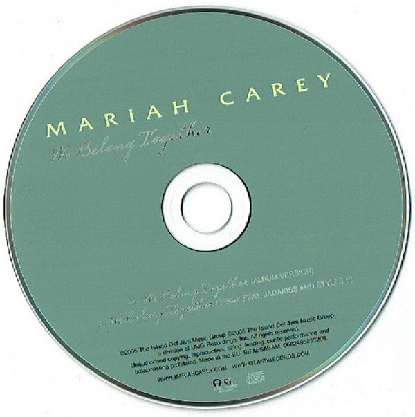 Mariah Carey : We Belong Together (CD, Single, Car)